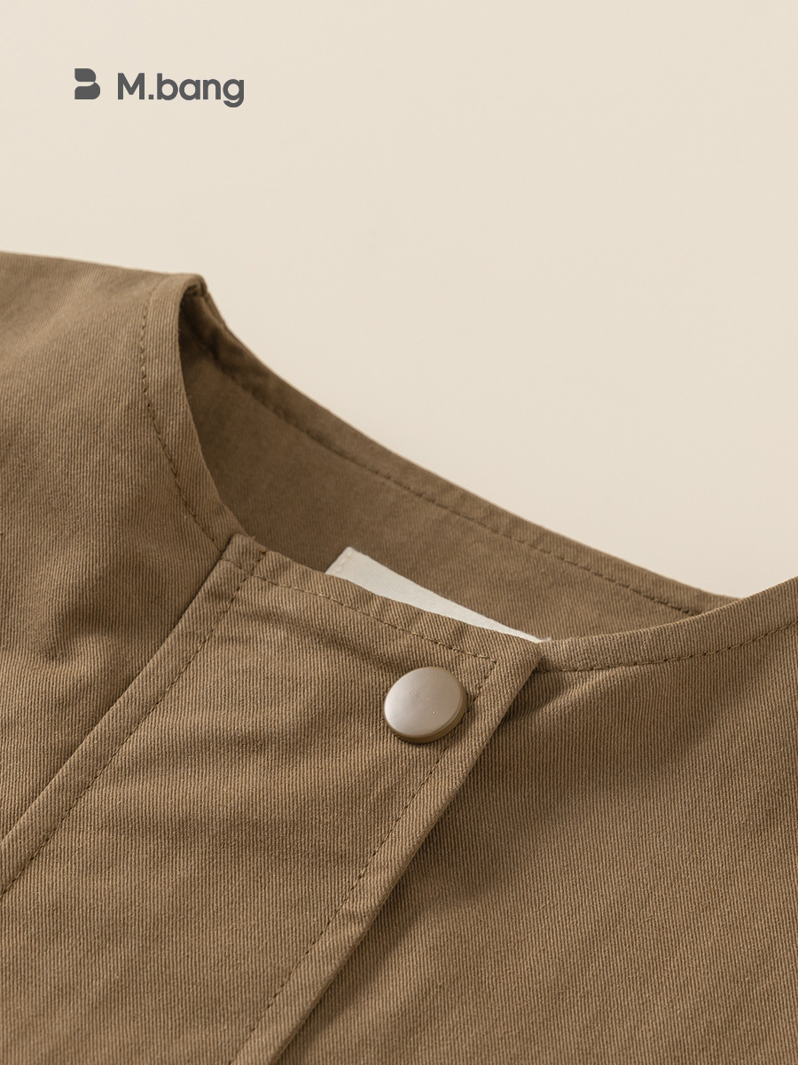 Youbao Ropa para niños Chaleco para niños Chaleco de otoño de todo fósforo retro para niños Chaleco de estilo extranjero para niños Chaleco de bebé