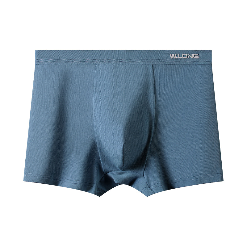 Pantalones interiores de algodón para hombres, verano transpirable 10A antibacteriano, cómodo color sólido, negocios juveniles, pantalones cortos grandes para hombres