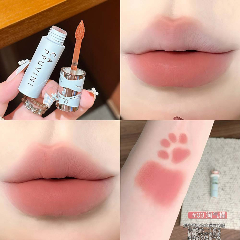 CAPPUVINI suave niebla lipstick blush blush blush natural blush blush cosmético transfronterizo