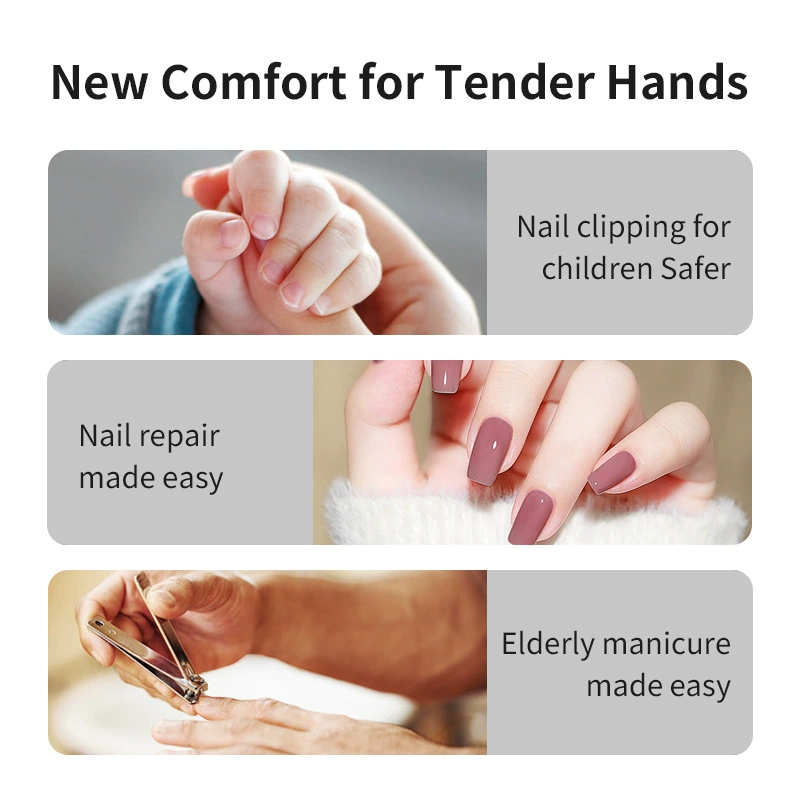 Cross-border electric nail polisher baby children's anti-pinch nail clippers fully automatic portable three-in-one automatic manicure knife