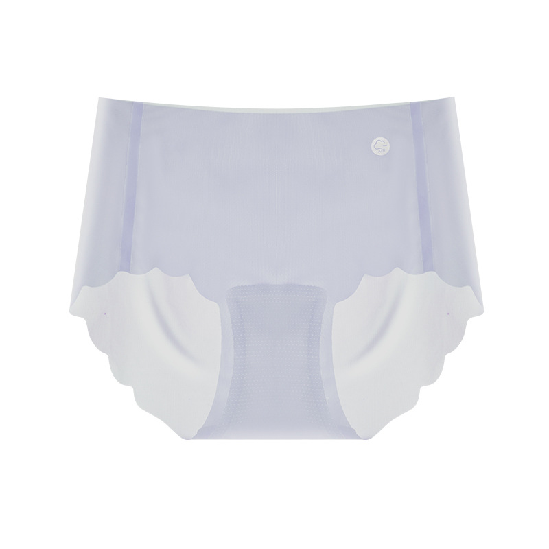 Pantalones de máscara de hadas seda de hielo sin costuras niñas seda ultrafina yoga fitness bragas invisibles blancas refrescante