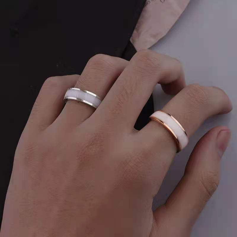 Wholesale Simple Style Round Stainless Steel Rings display picture 1