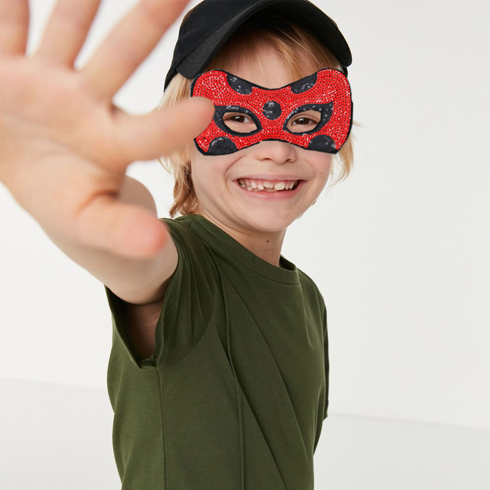 Máscara transfronteriza para niños de Halloween Marvel Máscara de anime Spider-Man Máscara de ojos de Superman Máscara de ojos para niños al por mayor