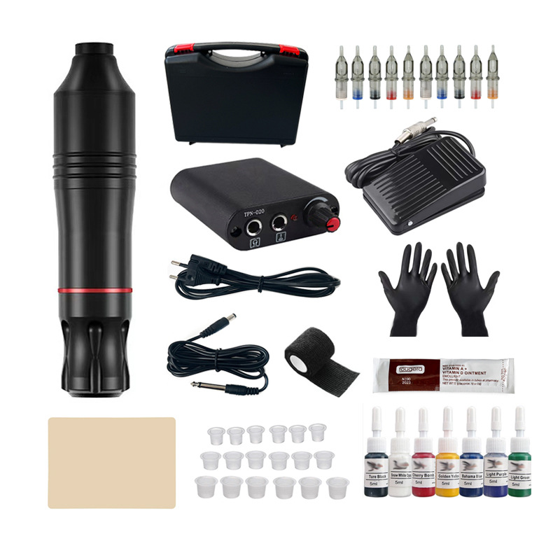 Tatuaje pluma traje línea de corte niebla práctica herramienta motor integrado tatuaje máquina belleza tatuaje bordado equipo al por mayor