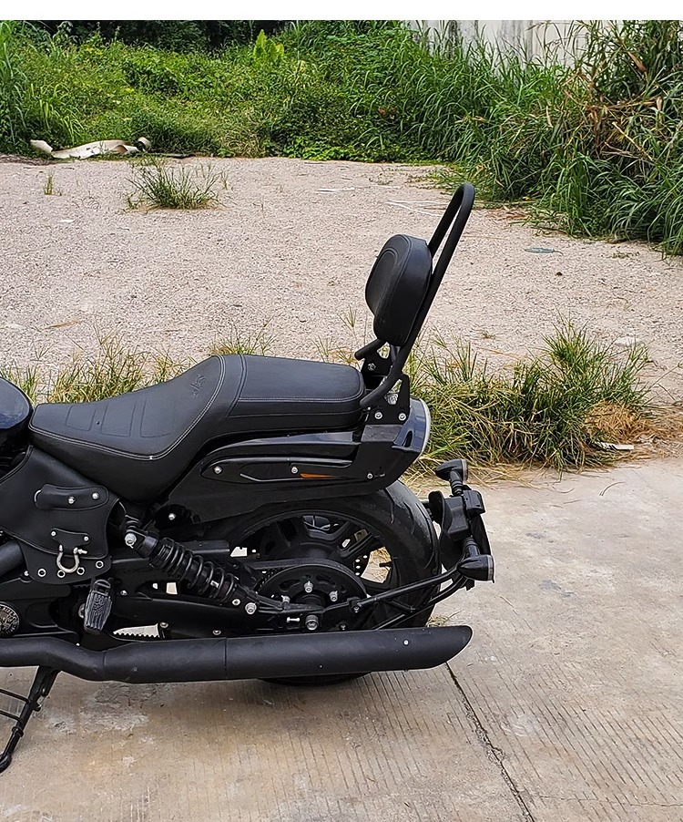 Muscle car Wolf suitable for xiangshuai Yulong JSX700i Ruilong JSX900i backrest modified tail frame tail wing curved bow backrest