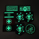 ir flag patches European IR reflective fabric reflective Velcro stamp flag camouflage armband in stock
