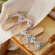 Bowknot linen slippers for women spring and autumn Four Seasons home small floral shoes sweat-absorbent home indoor non-slip summer Men