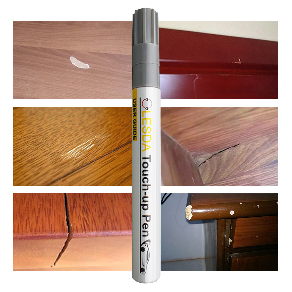 Cross-Border Spot Wood Furniture Floor Touch-Up Pen Paint Pen Touch up Export Scratch Repair Renovation Touch-Up Color