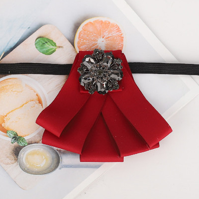 【星辰猫】女式衬衫领结厂家货源批发职业装领花可定制多色 TS163|ru