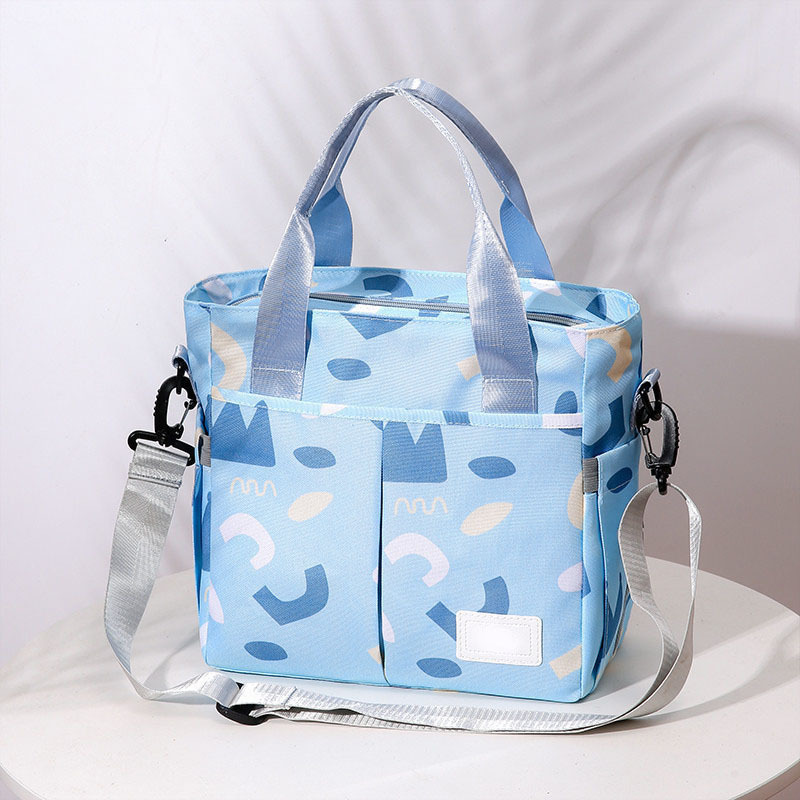 Soft Mommy Bag Handbag, Lightweight Large-Capacity Mommy Bag, Fashionable New One-Shoulder Baby Outing Mother and Baby Bag