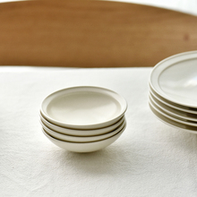 O5Z2-桃園日常-融白 子口系列 陶瓷餐具套裝 料皿 蘸料調味碟 豆
