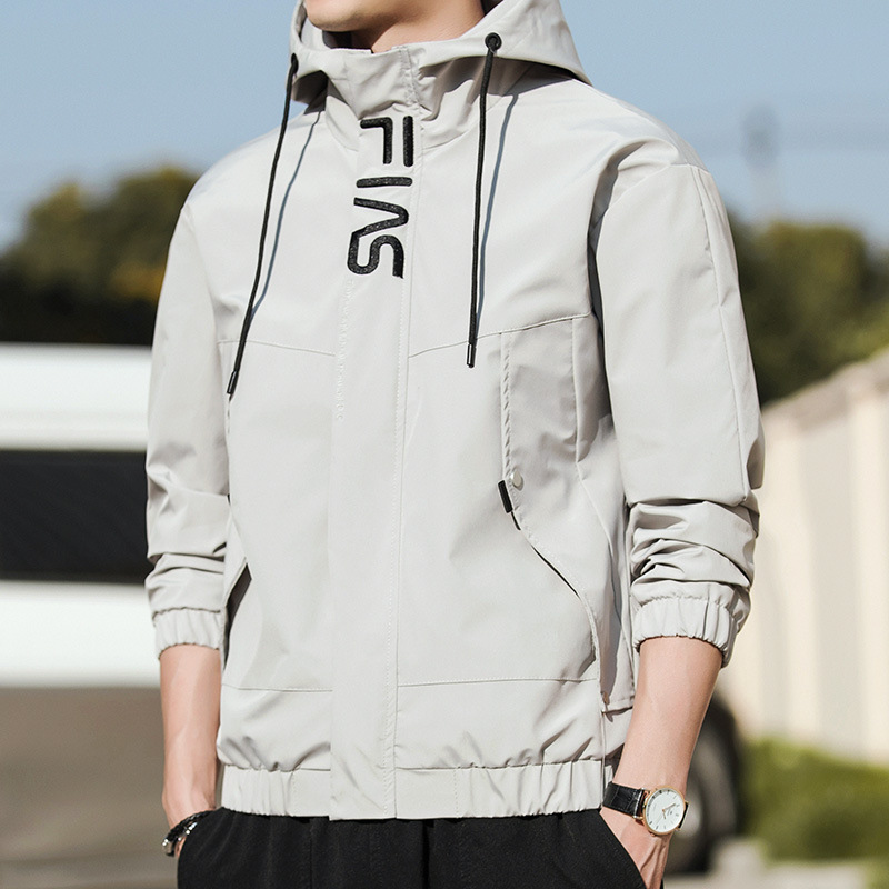 Jacket Men's Spring Casual Men's Simple Hooded Casual Handsome Youth Jacket Men's Fashionable Loose Jacket Jacket Men's Spring Casual Men's Simple Hooded Casual Handsome Youth Jacket Men's Fashionable Loose Jacket