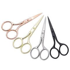 Factory Wholesale Beard Trimmer, Beard Scissors, Beauty Scissors, Thread Snipper, Small Makeup Tools Straight Head Scissors