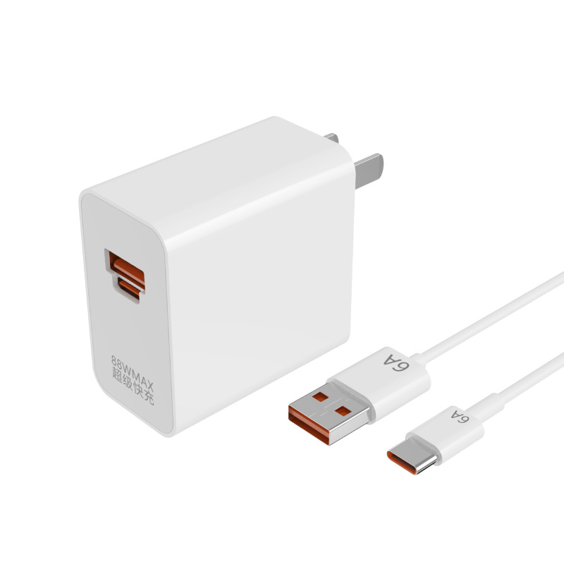 Huawei 社の携帯電話 88 ワット充電器超高速充電充電ヘッド Type-C6A データケーブルマルチポート最大セットに適しています|undefined