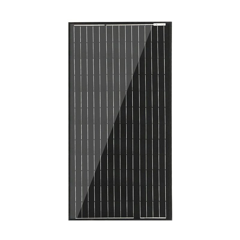 Paneles solares completamente negros para comercio exterior de 5W~350W para uso doméstico, carga de baterías de litio, paneles fotovoltaicos de bajo costo al por mayor.