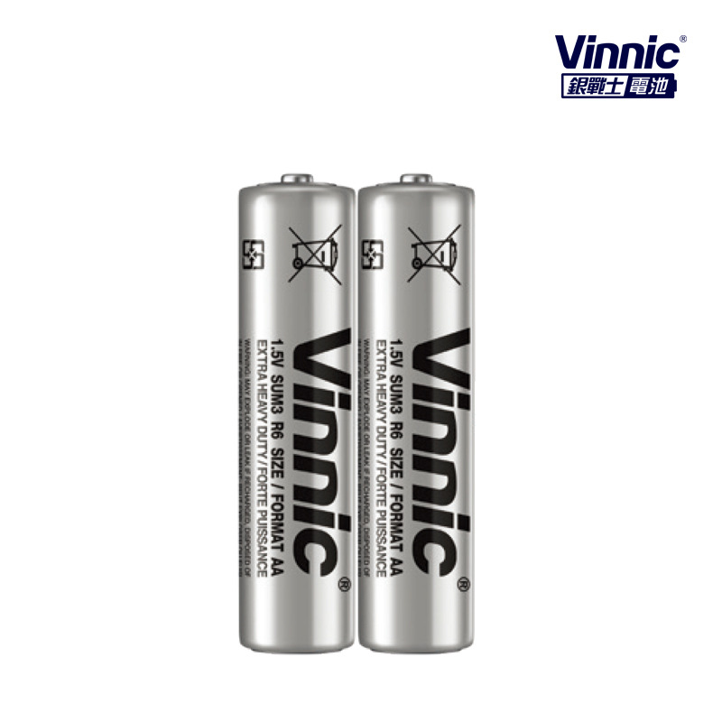 铁壳AA40节vinnic银战士5号电池无汞环保碳性电池玩具遥控器专用