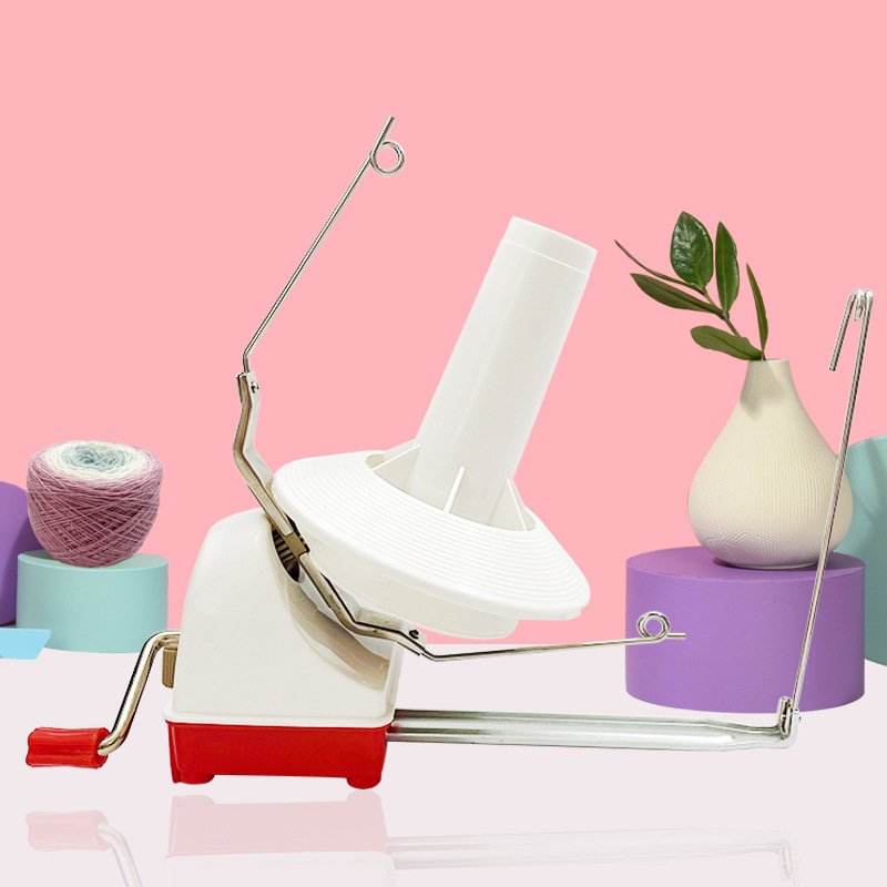 Nueva máquina de bobinado transfronteriza 2025 manual de plástico bobinado de lana pequeño marco de paraguas para el hogar herramienta de bobinado manual