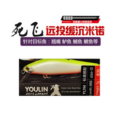 YOULIN友邻路亚死飞远投缓沉米诺颤沉翘嘴鲈鱼鳜通用假饵户外野钓