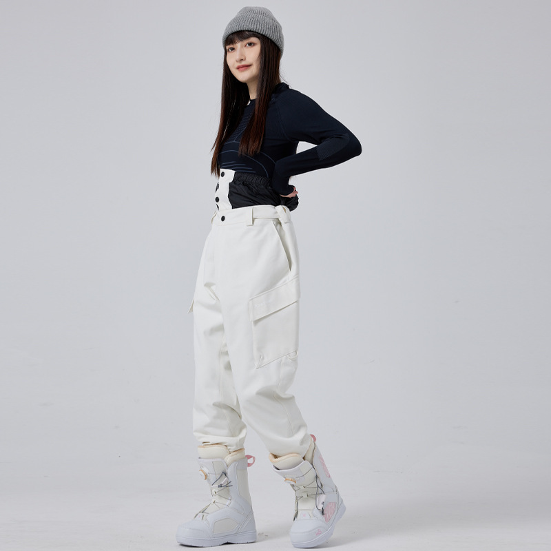 New Arrival Leg Ski Pants for Men and Women Couples Leg Slimming Windproof Waterproof Outdoor Snowboard Double Ski Pants