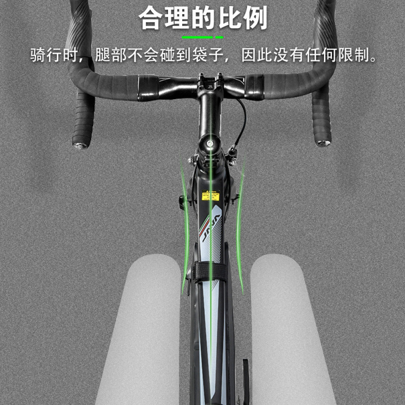 自転車三角バッグフロントビームバッグTPU大容量防水マウンテンバイクサドルバッグツール収納バッグ|undefined