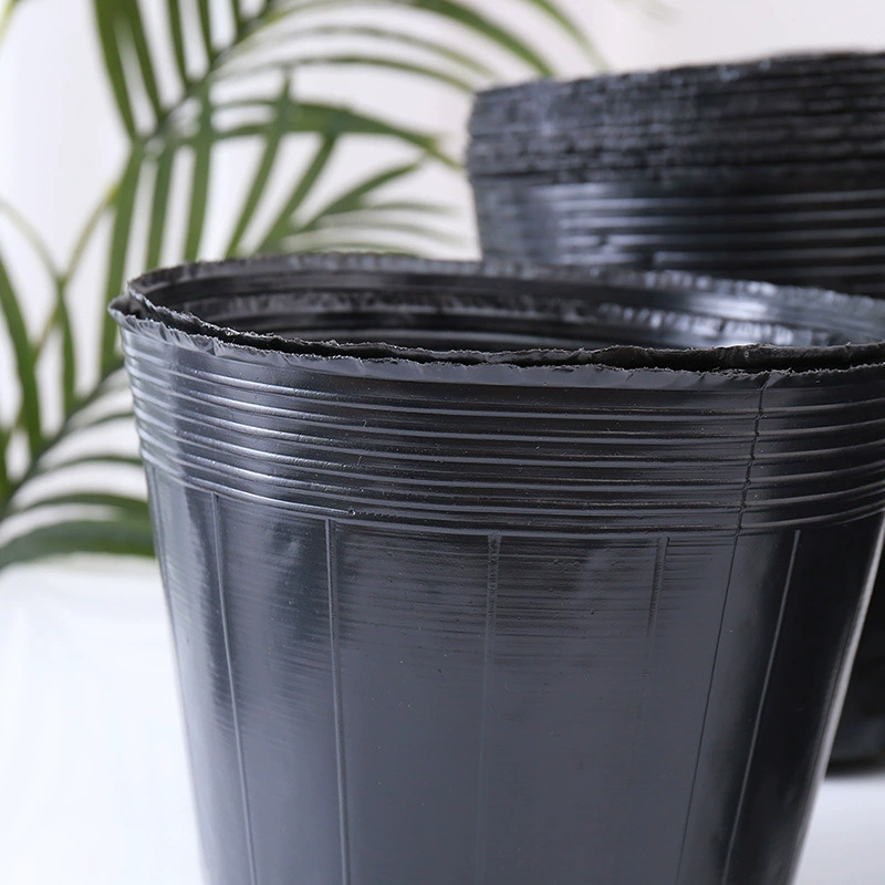 Горшок питания Посадка сада Горшок питания Пластиковая простая чашка питания Садовый цветок Сумка для питания Простой горшок для рассады