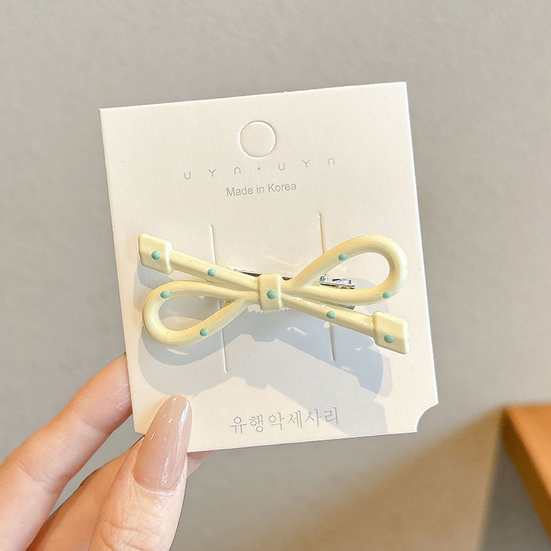 Dopamina adorable clip de cabello para mujeres 2025 nuevo clip lateral de alta gama clip lateral frisa clip de cabello clip de cabello tocado