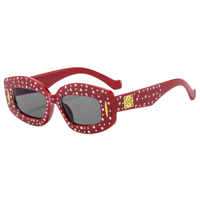 Nuevas gafas de sol de hip-hop de la calle con gypsophila de diamantes con personalidad transfronteriza europea y americana 2024 gafas de sol esenciales para el uso de moda image 13