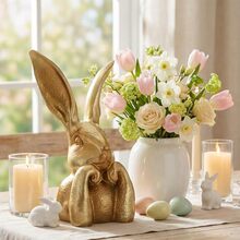 �羳������N�±�yEaster Bunny Figurines�͹Ž�ɫ��֬���ӵ���