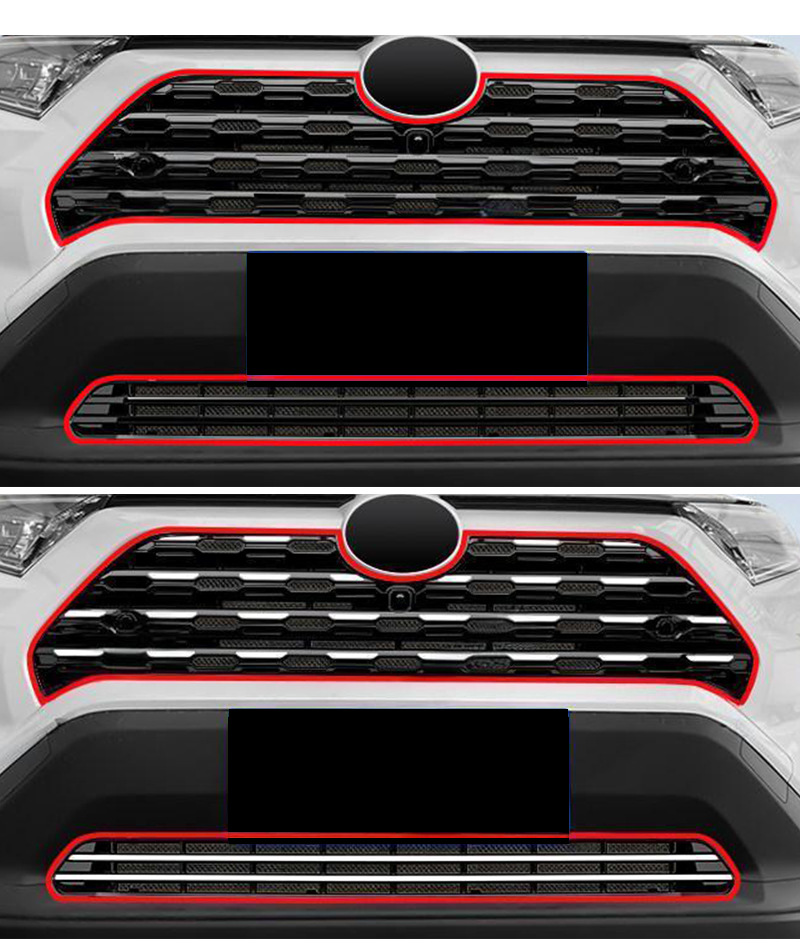 Suitable for 20-26 Models of Rav4, Insect-Proof Net for the Front Grille and Water Tank, Snap-On Installation, No Disassembly Required, Modification