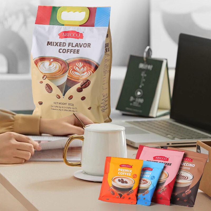 Original imported black coffee, Aibico Golden Series instant coffee solid drink, 2-in-1 and 3-in-1 original flavor Original imported black coffee, Aibico Golden Series instant coffee solid drink, 2-in-1 and 3-in-1 original flavor