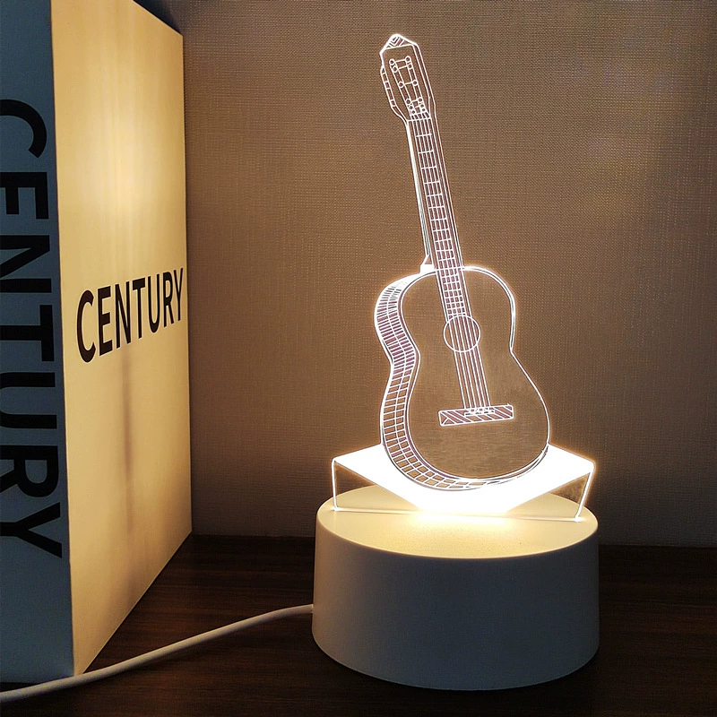 Creative three dimensional night light for bedroom, LED lantern for bed, energy-saving lamp, wholesale, 3D, eyes protection