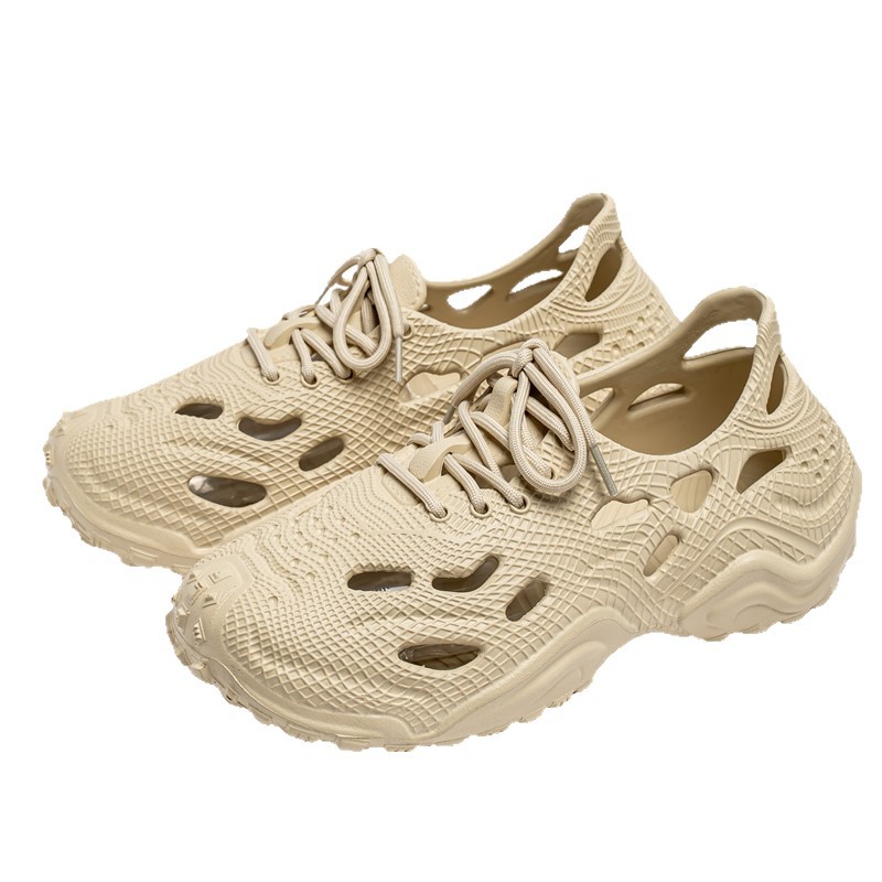 Comercio exterior transfronterizo zapatos con agujeros para hombres 2025 nueva playa moda de verano sandalias zapatillas zapatos de cabeza al por mayor