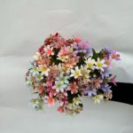 油画小百合仿真花场景布置花材居家摆件假花手捧花演讲台献礼花