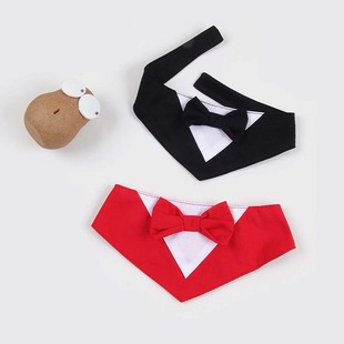 Cross-Border Pet Accessories Pet Triangle Scarf Amazon Bow Tie Big Dog Triangle Scarf Manufacturer Direct Sales Customization