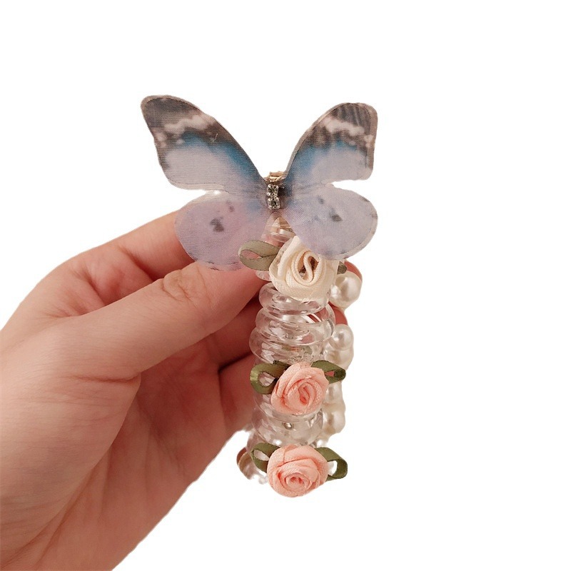 Telephone pearl with butterfly