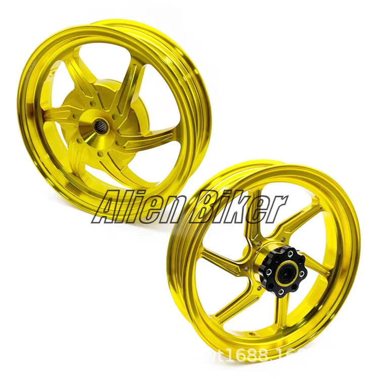 Suitable for Honda GIORNO125 motorcycle modification, new aluminum alloy CNC front and rear electric motorcycle wheel hubs
