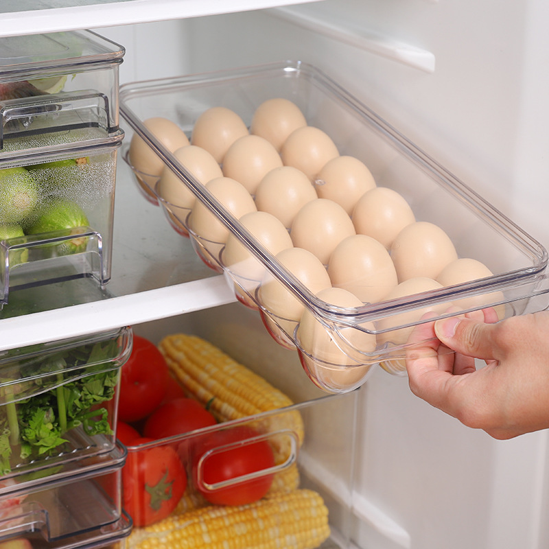 Caja de Conservación para Huevos de Refrigerador de Plástico de Grado Alimenticio Hermética image 4