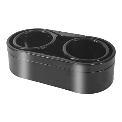 Manufacturer Customized Car Dashboard Fixed Tea Cup Drag One-Point Two Storage Rack Thermos Cup Beverage Rack Car Water Cup (Car cup holder/beverage holder) - original-black-water-cup-holder