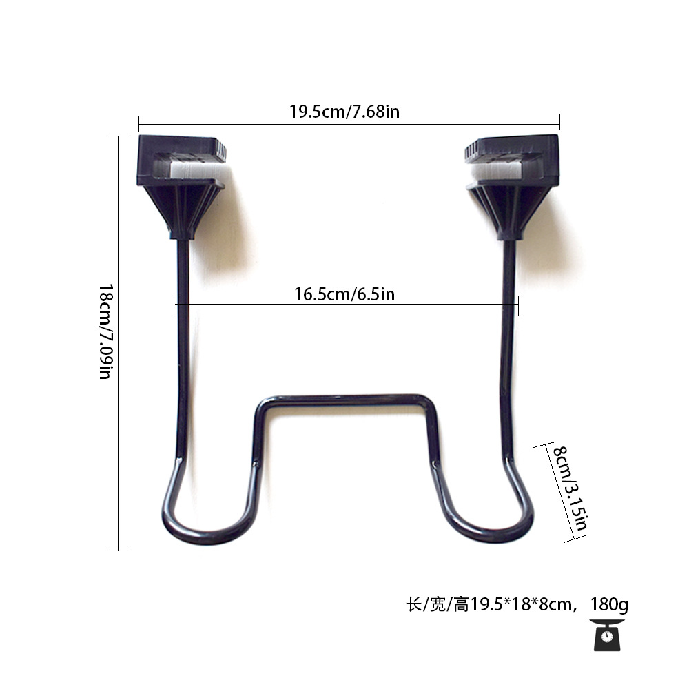 New Car Metal Hook Carbon Steel Spray Paint Storage Hook Car Clothes Hanger Hat Rack Car Supplies Cross-Border Foreign Trade
