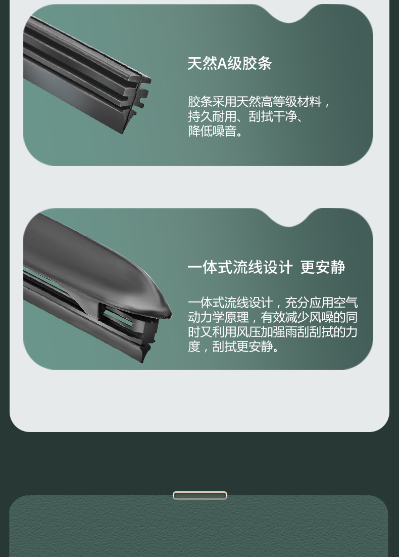 Suitable for Toyota Granvia wipers, original factory-made 21/22/23 model Granvia front and rear wiper blades