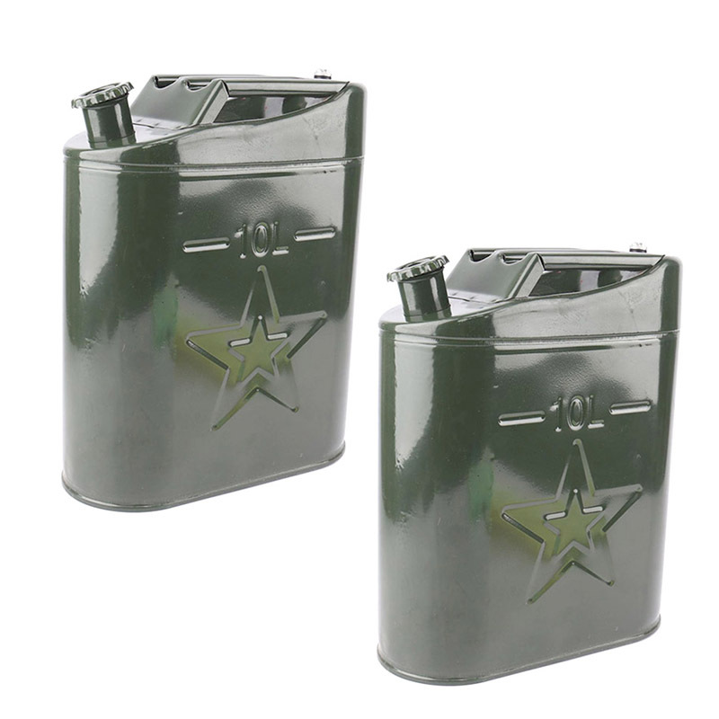 便携式火灾救援背油桶10L20L林场大容积金属桶山林灭火燃料储备桶