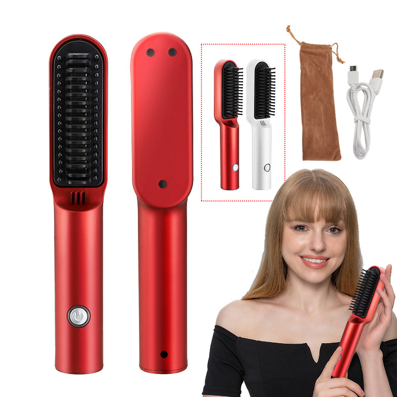 Wireless Hair Straightening Comb