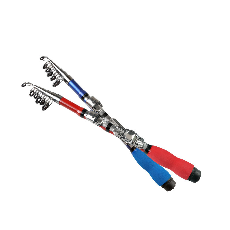 Mini pequeño mar caña de pescar mar Varilla traje completo hielo pesca sección corta portátil varilla de lanzamiento conjunto completo roca varilla Luya mar varilla de lanzamiento