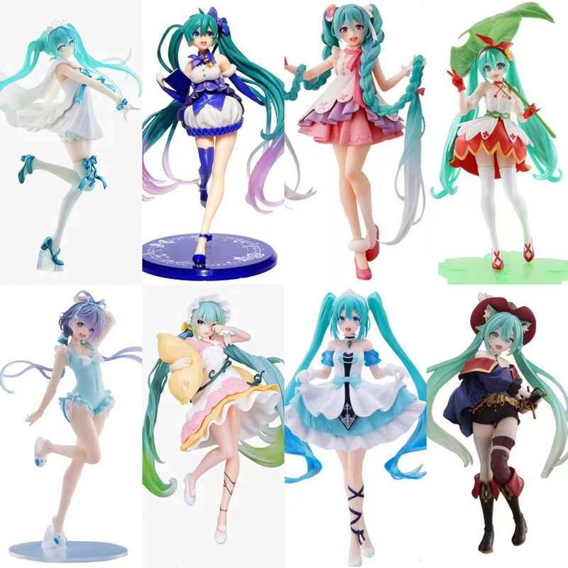 Wholesale Dropshipping of Hatsune Figures, Anime-Style Beautiful Girl Models, Computer Case Decorations, Gifts for Girls