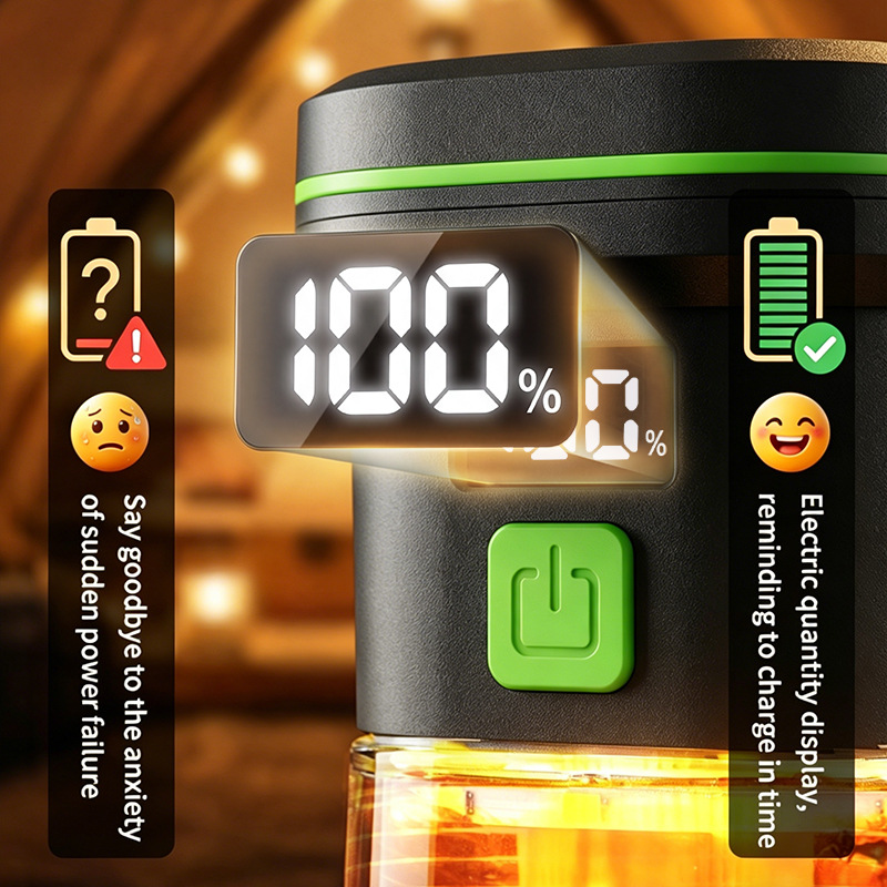 New Cross-border Product LED With Long Battery Life, White, Yellow, And Red Three-color Light Sources, Ambient Light,_desvips.com