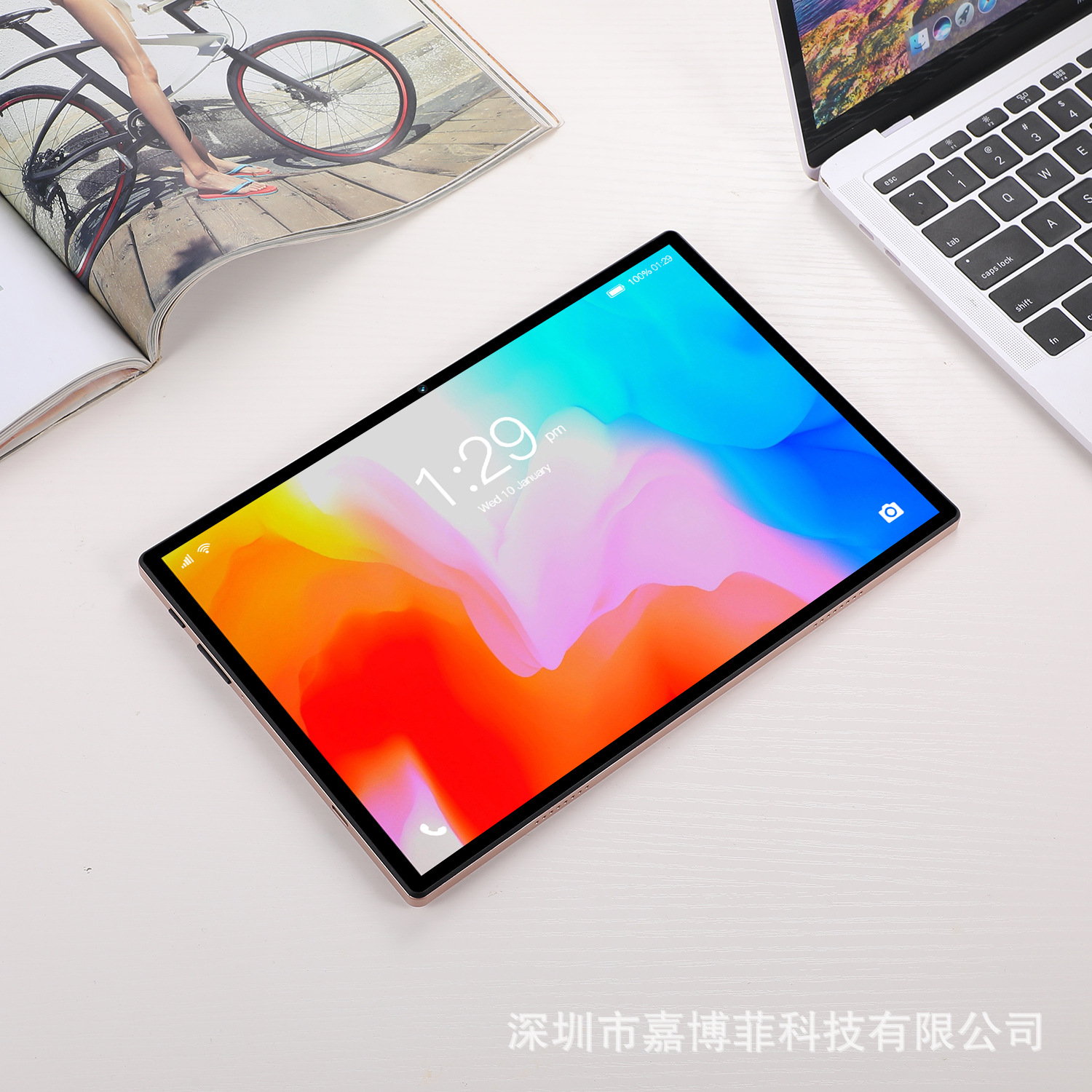 TK Güney Amerika Sınır Ötesi Yeni Model 10.1 İnç Tablet Bilgisayar Android 10 Akıllı Bluetooth 2 İn 1 Tablet Bilgisayar Toptan