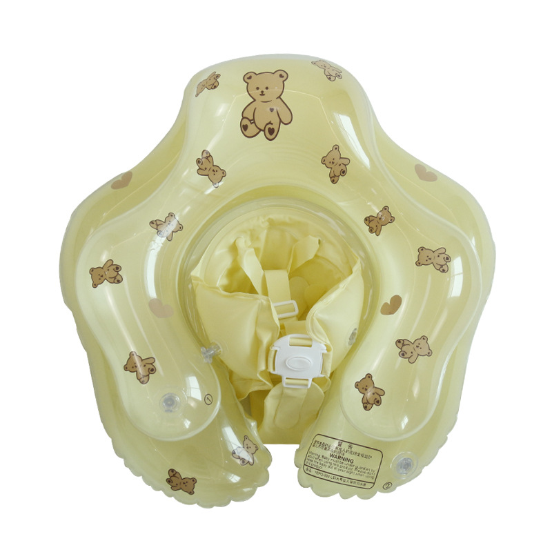 Flotador de natación transfronterizo en stock para bebés de 0 a 8 meses, flotador antivuelco, flotador inflable con parasol engrosado.