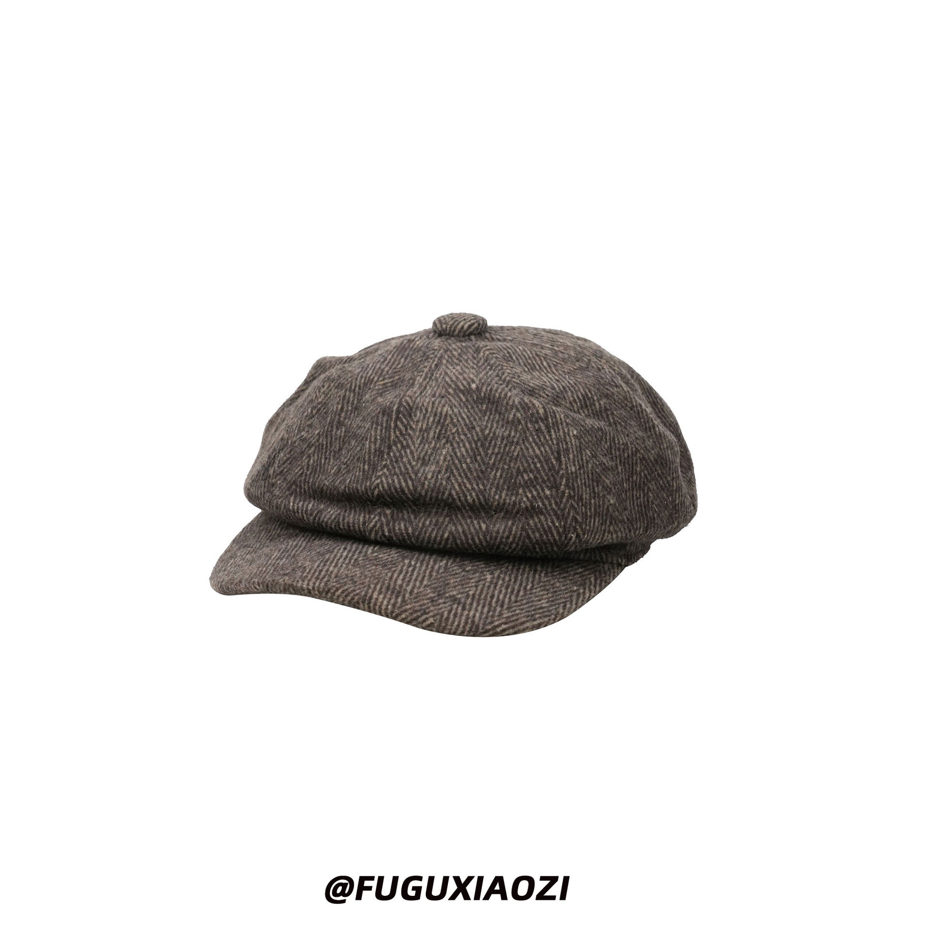 Retro otoño y invierno sombrero casual británico sombrero octogonal sombrero hombre boina de boca de pato hombre otoño y invierno sombrero de chicas de periódicos