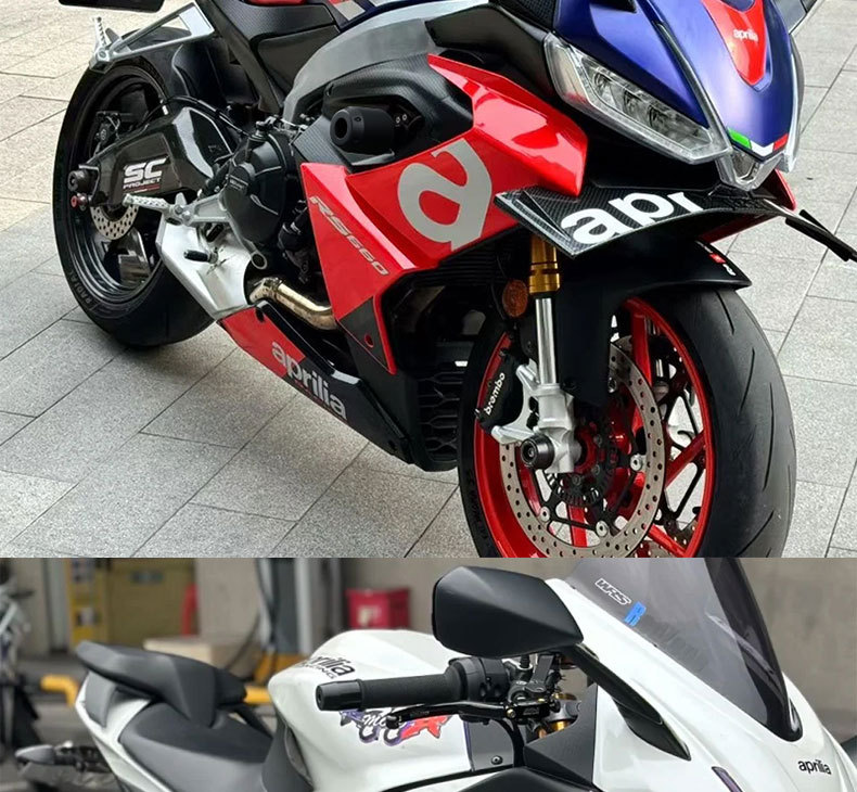 Suitable for 21-26 Aprilia Rs660 Motorcycle Modified Body Anti-Fall Protection Ball Engine Protection Bar Accessories