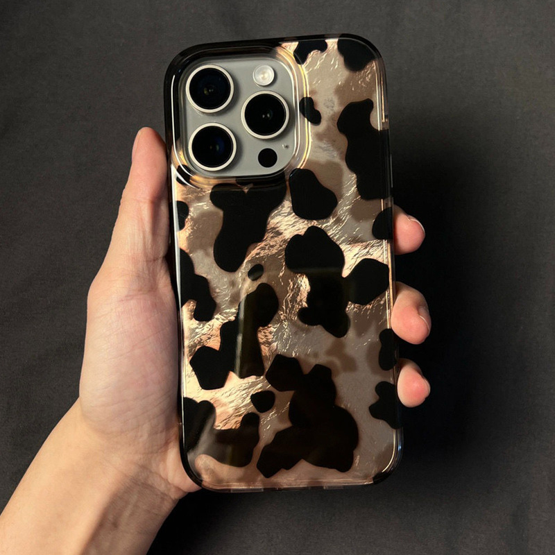 Suitable for Apple Mobile Phone Case Design Sense Niche Summer High Sense Half Pack Transparent Acrylic IMD Mobile Phone Case 16